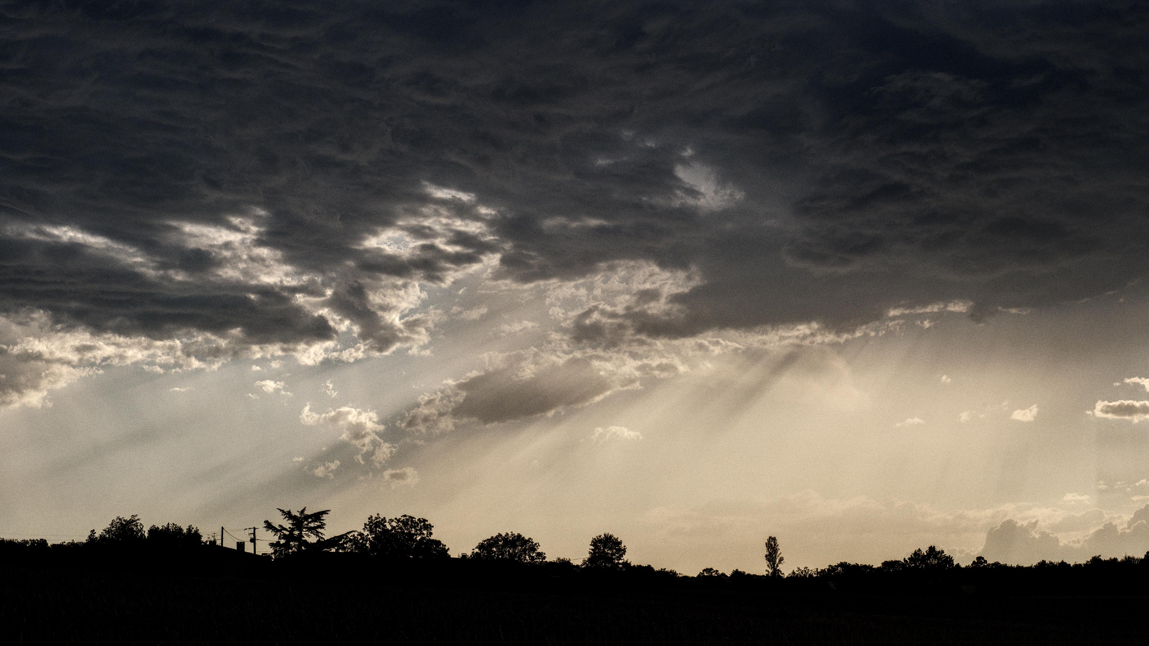 photo de ciel, nuages, orages, Coucher de soleil, Julien Franck