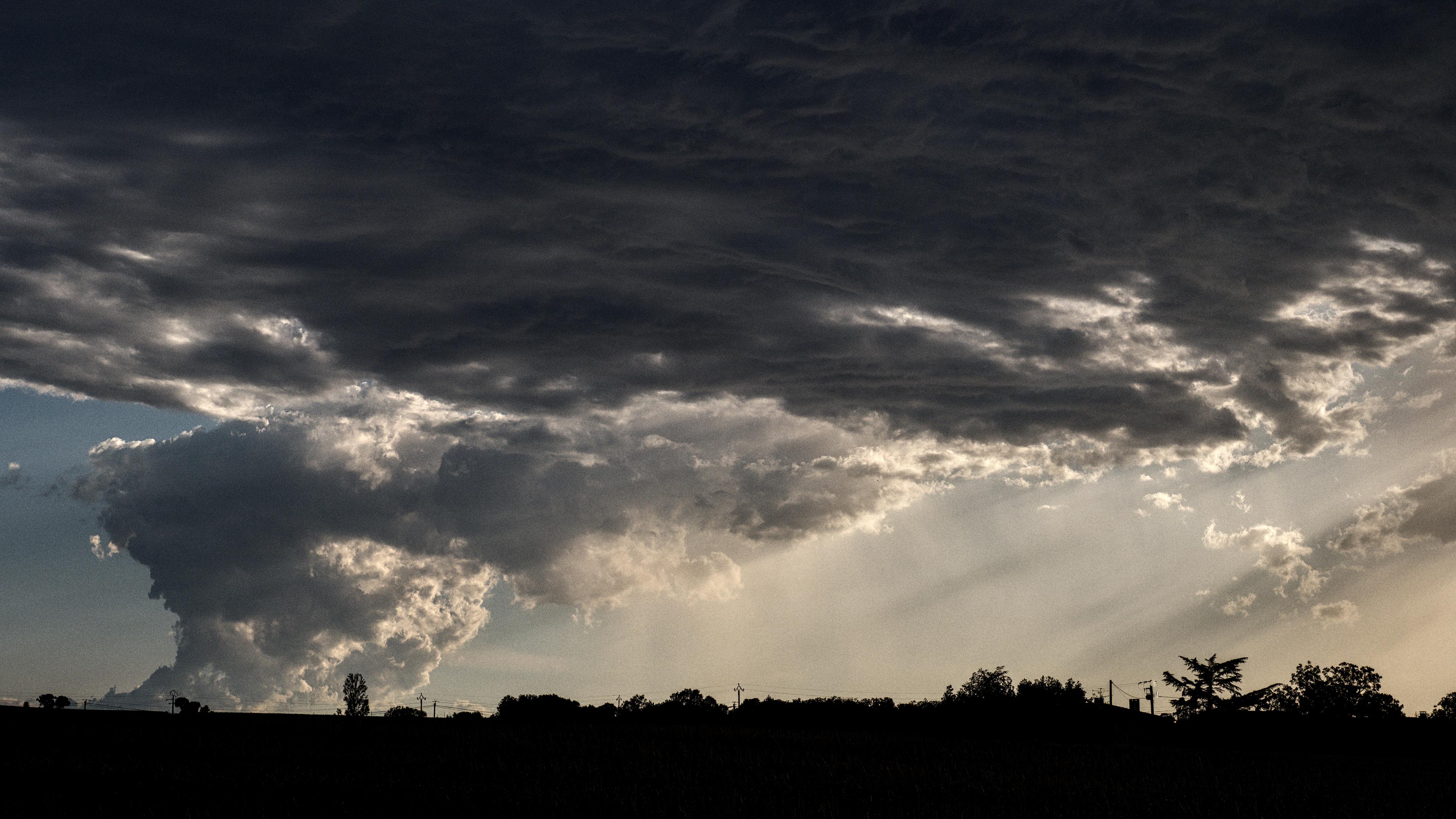 photo de ciel, nuages, orages, Coucher de soleil, Julien Franck