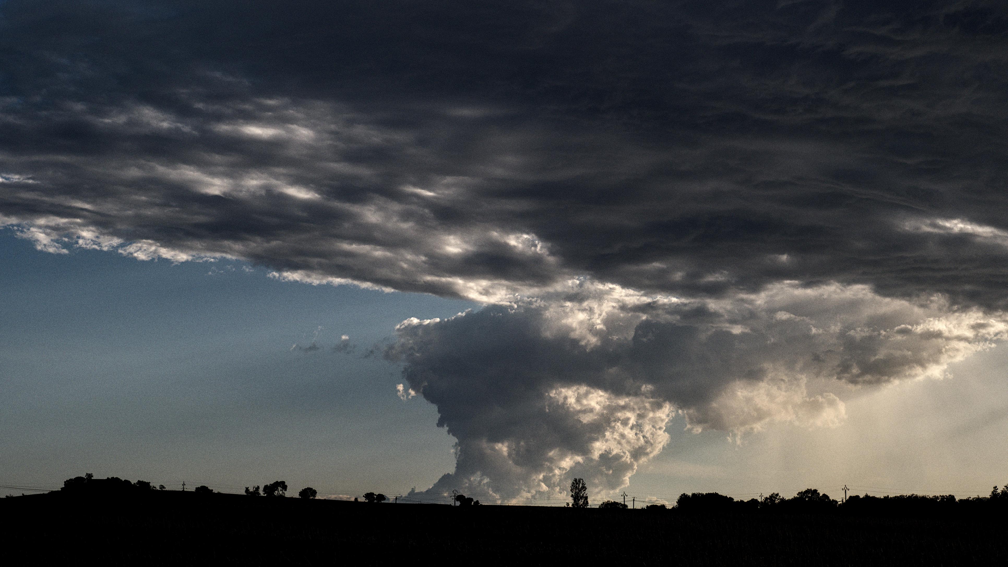 photo de ciel, nuages, orages, Coucher de soleil, Julien Franck