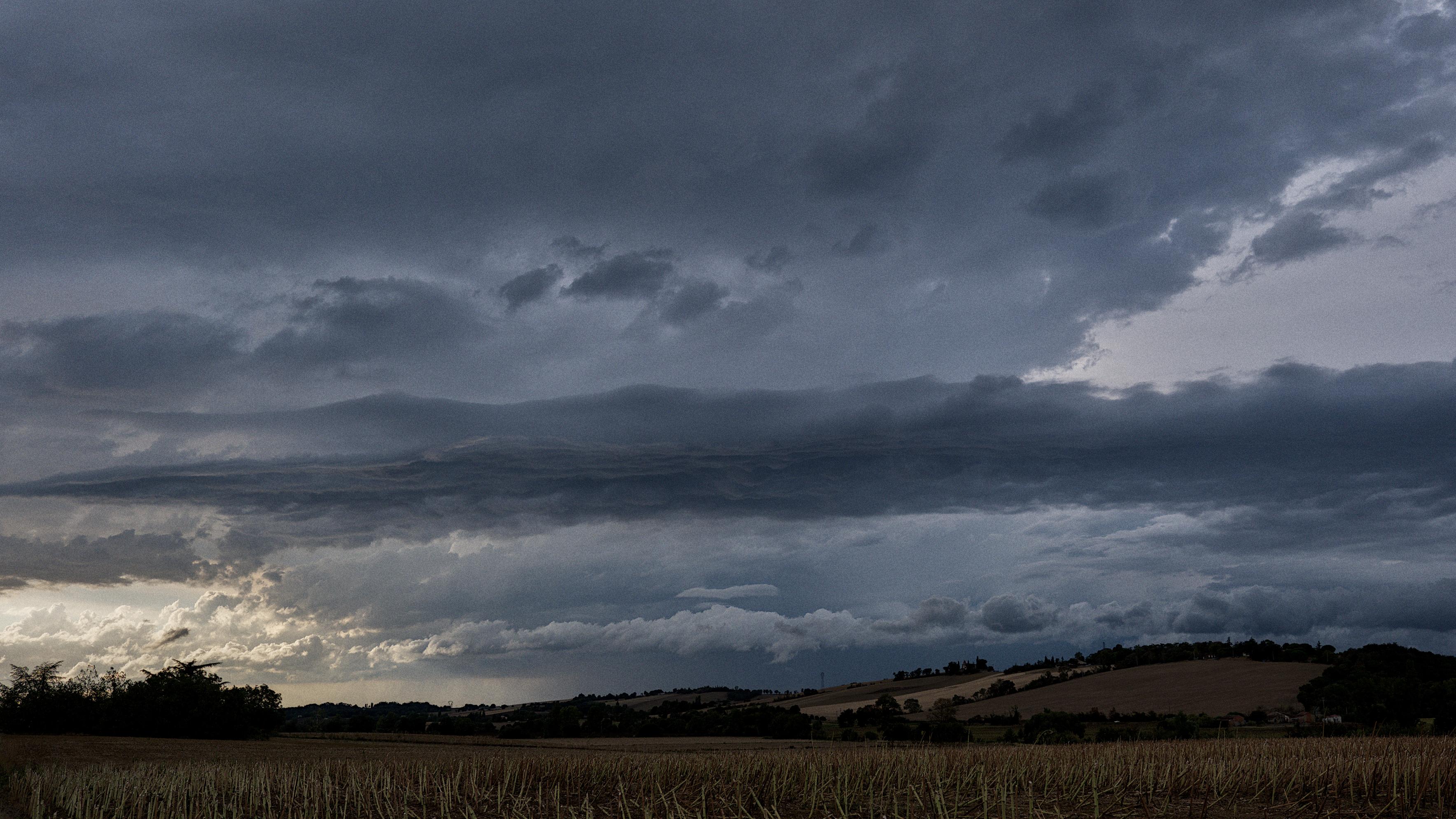 photo de ciel, nuages, orages, Coucher de soleil, Julien Franck