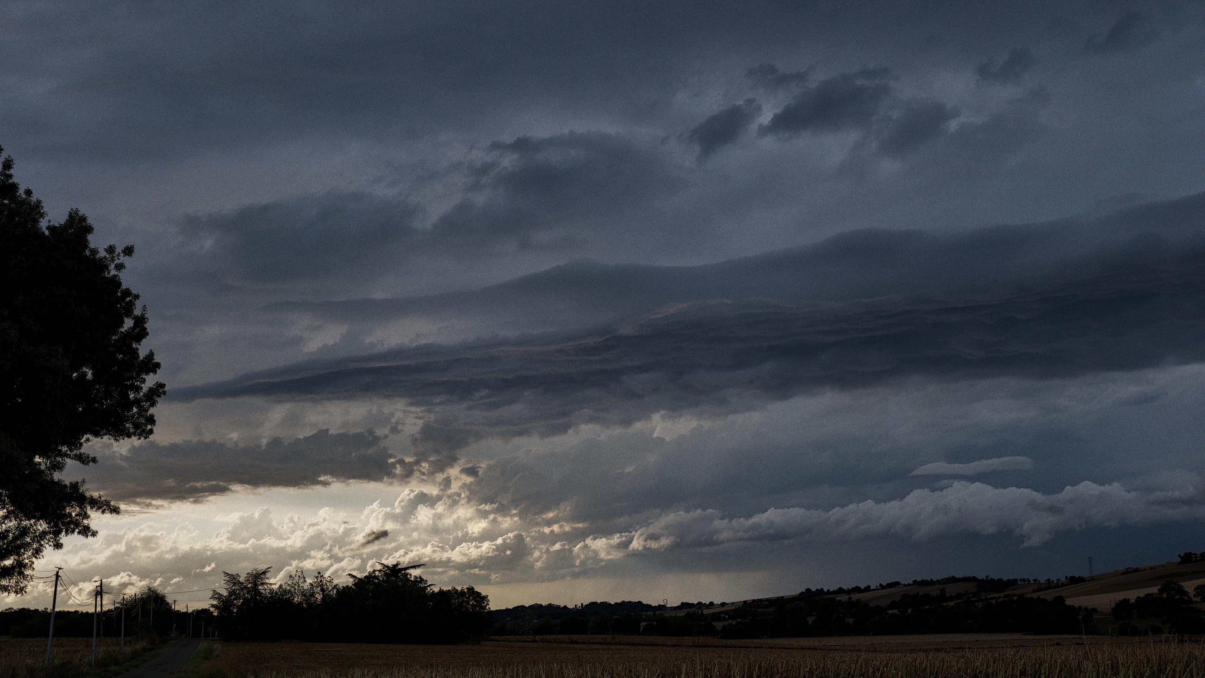 photo de ciel, nuages, orages, Coucher de soleil, Julien Franck