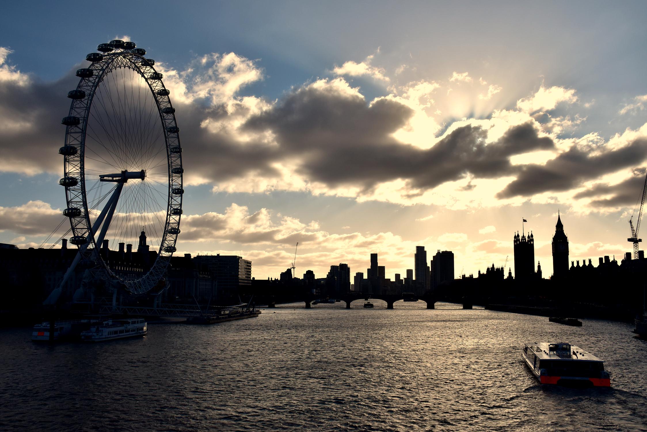 photo de Londres, London, London Eye, The Thames, La Tamise, Julien Franck