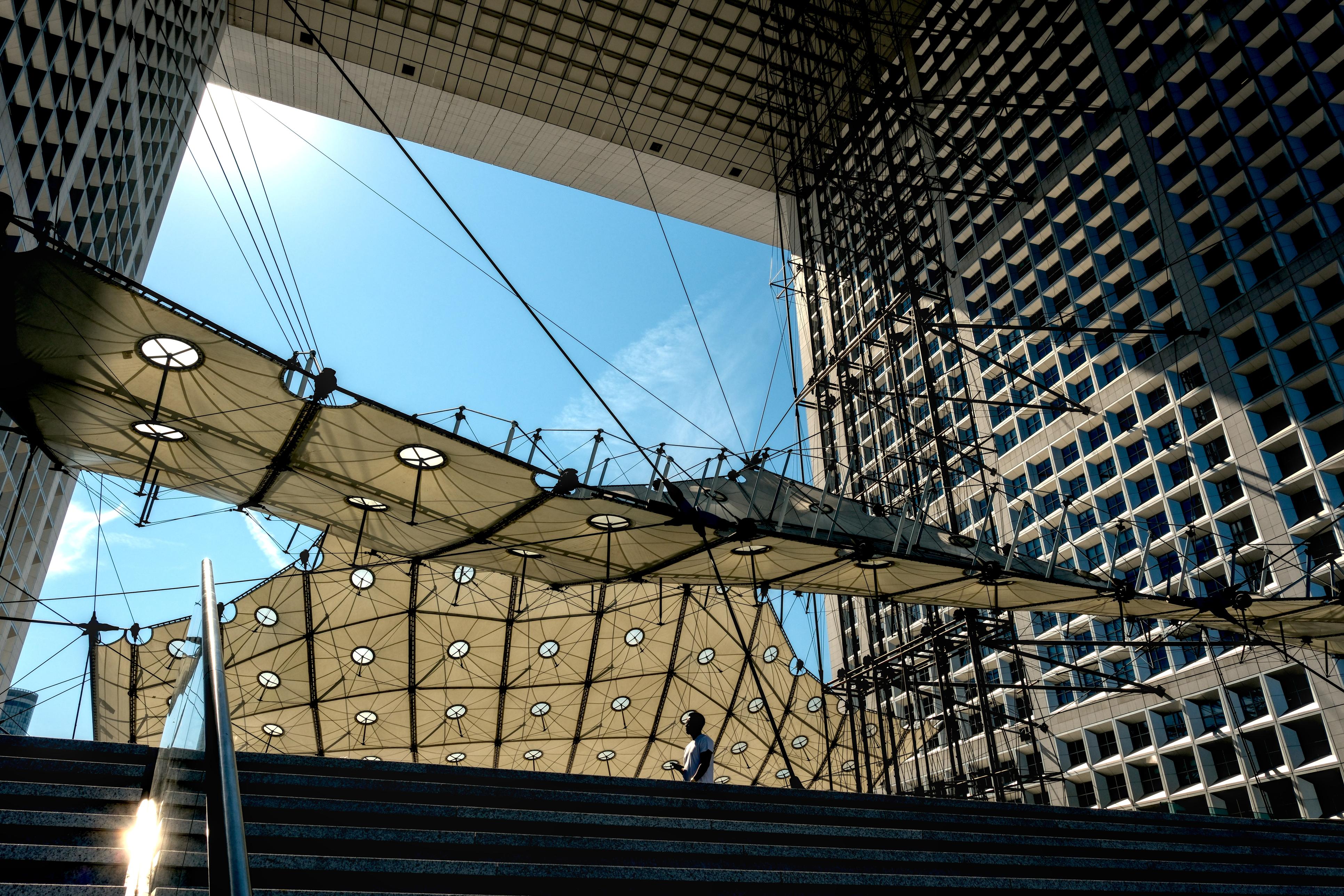 photo urbaine, Paris, La Défense, arche de La Défense, Julien Franck